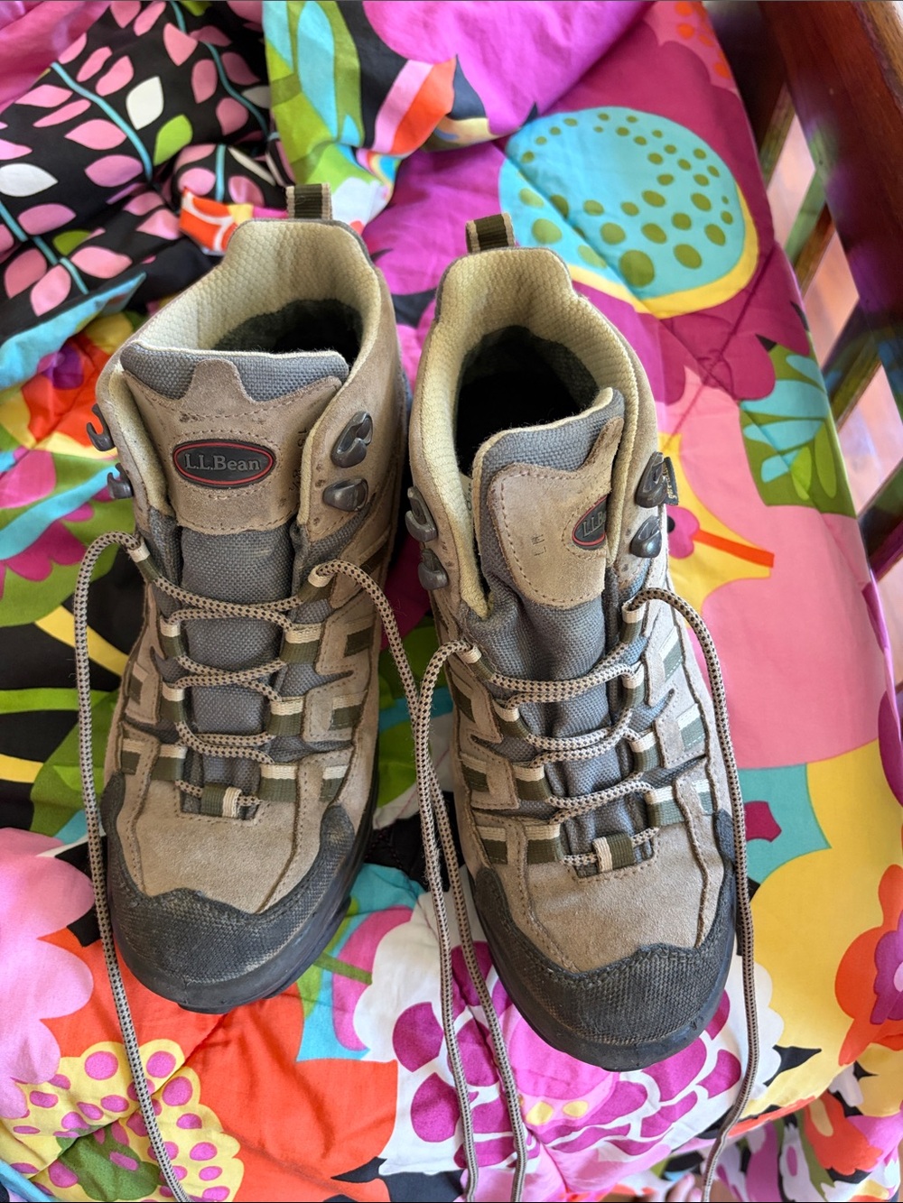 L.L. Bean hiking boats